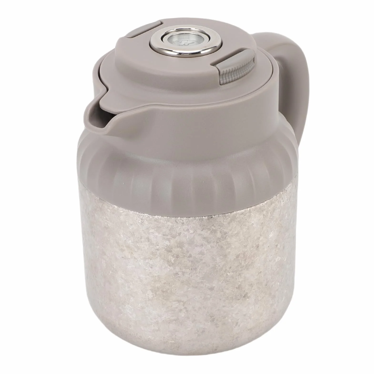 Fabater Punto de Separación de Agua de té de Filtración Fina con Exhibición Mecánica, Tapa Resistente a las Filtraciones, Ergonómico, para Consumo de Vivienda y Oficina, 1100 Ml de Capacidad