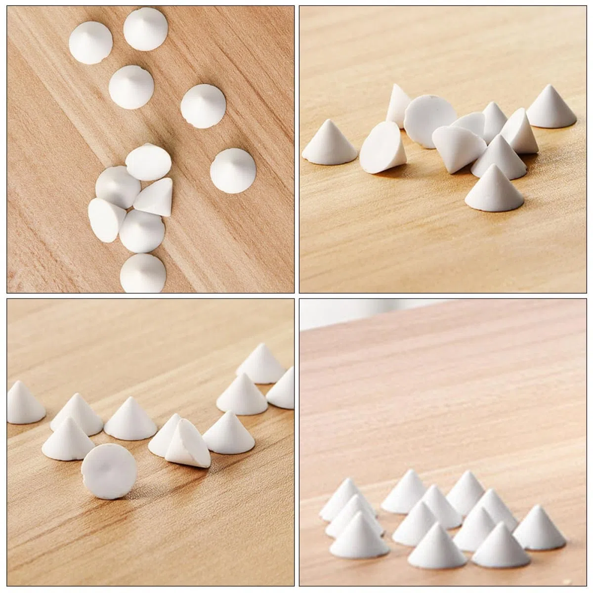jojofuny Soporte de Horno para Cerámica 50 Clavos Refractarios de Óxido de Aluminio, Resistente y No Deformable, Adecuado para Artesanía y Fabricación de Cerámica