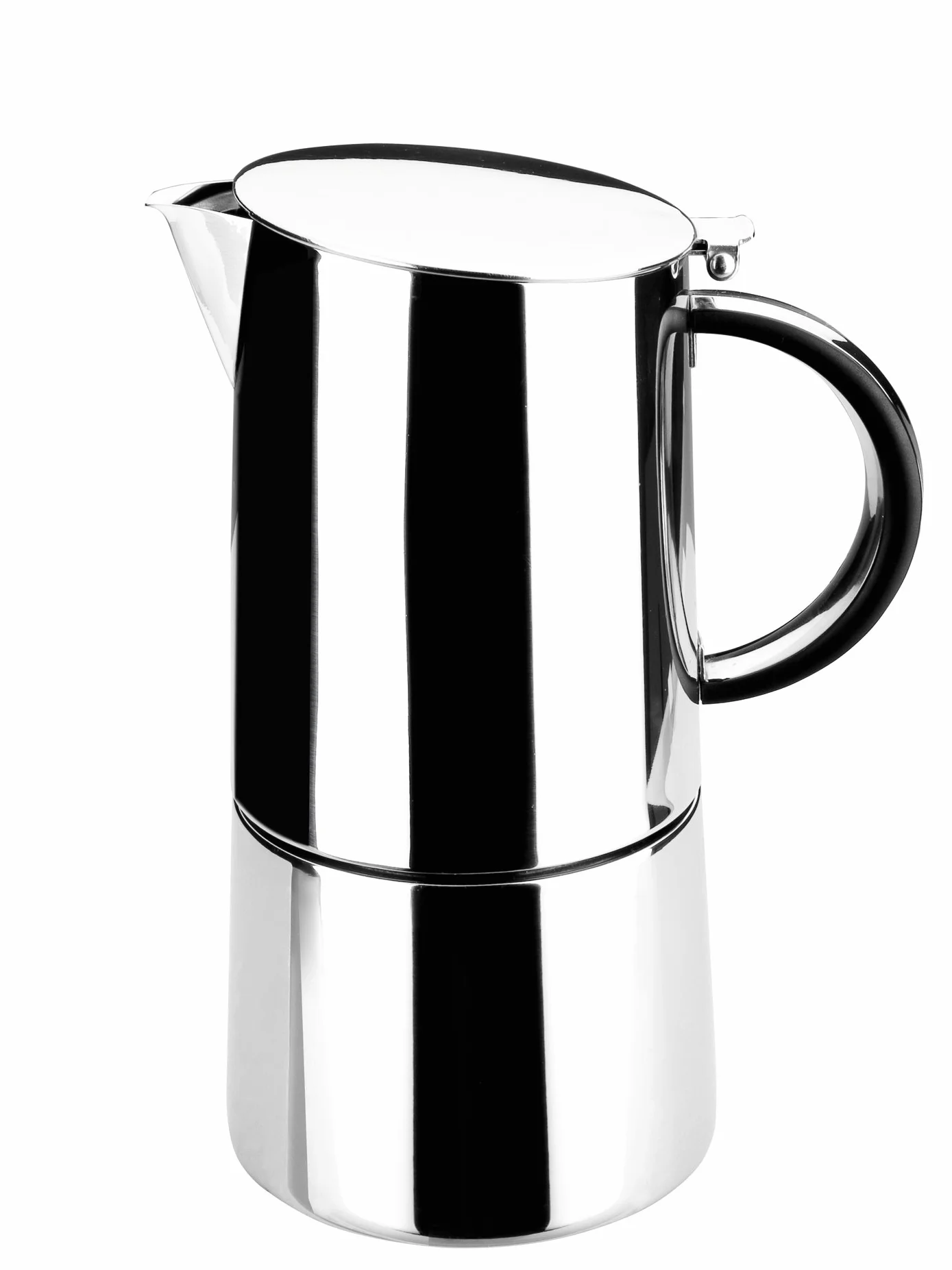 LACOR 62054 - Cafetera Express Moka Acero Inoxidable 4 Tazas - Cocina | En acero inoxidable, para un café intenso en casa; ideal para cocina profesional y uso diario en casa, versátil y duradero