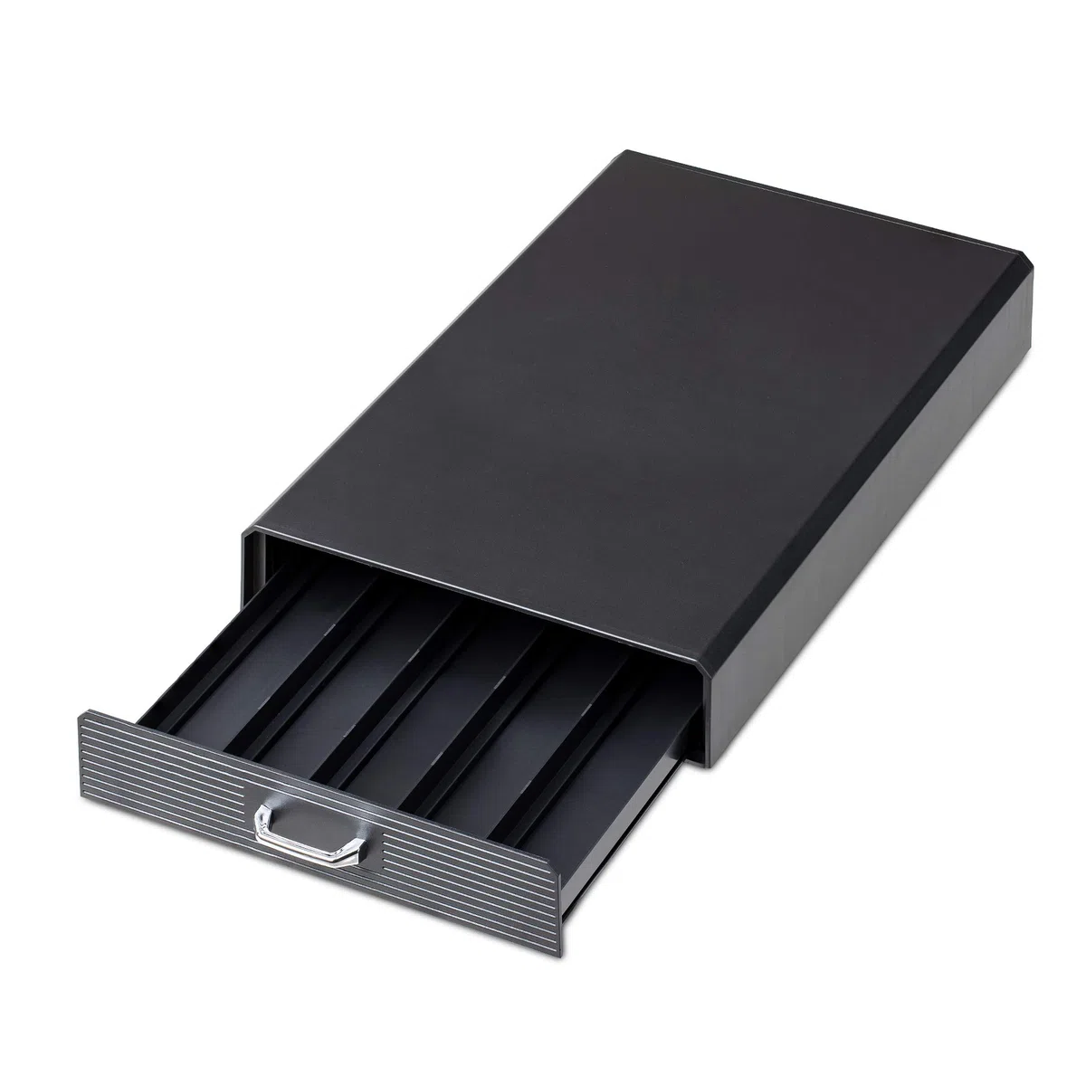 Navaris Dispensador de cápsulas café Compatible con Nespresso - Cajón y Soporte para cafetera de cápsulas - Accesorio con Capacidad de 50x cápsula