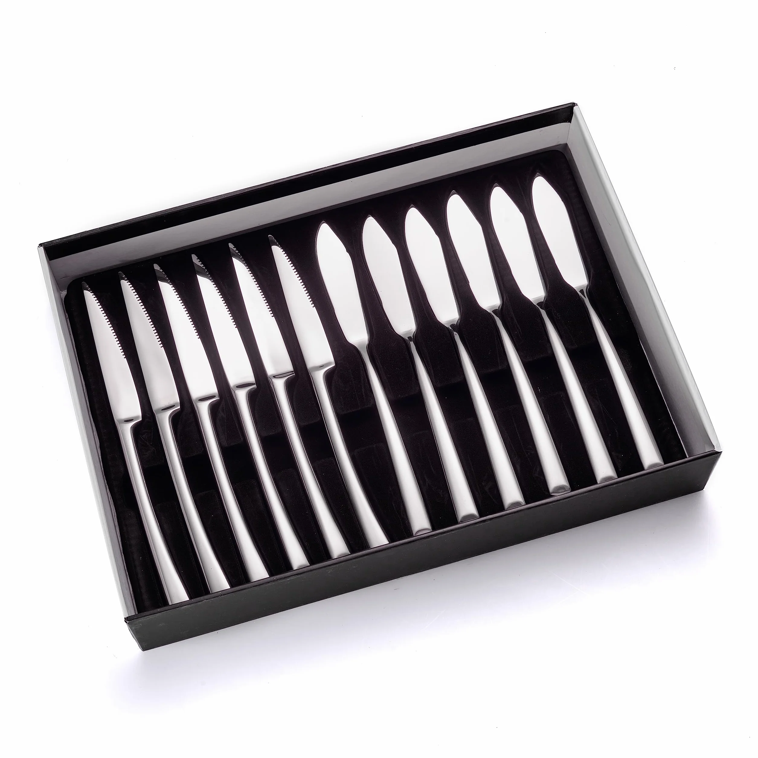 ECHTWERK EW-BS-0520 Avelino-Cubertería para hasta 6 Personas, 42 Piezas, Acero Inoxidable, Plata, 24.5 x 34.5 x 6.5 cm