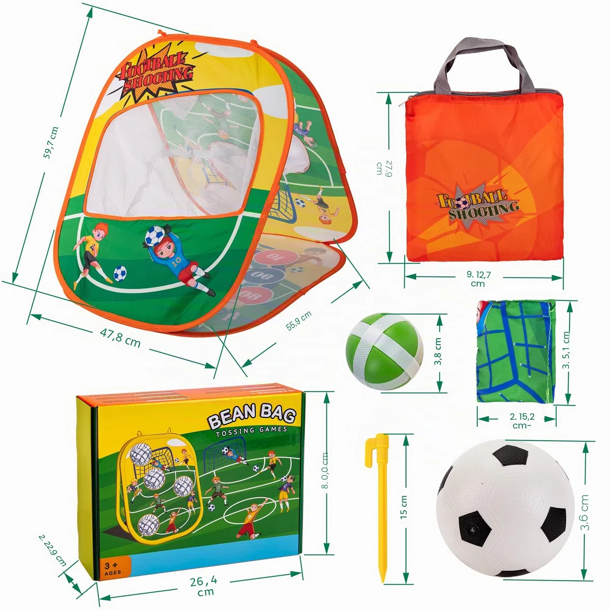 Sundaymot - Juego de Lanzamiento de puf, Juego de Lanzamiento para niños, 3 en 1 Juguetes de Dardos para niños, Lanzamiento de Bolsa de Arena, Juegos de Carnaval, Juegos de Fiesta Interiores y