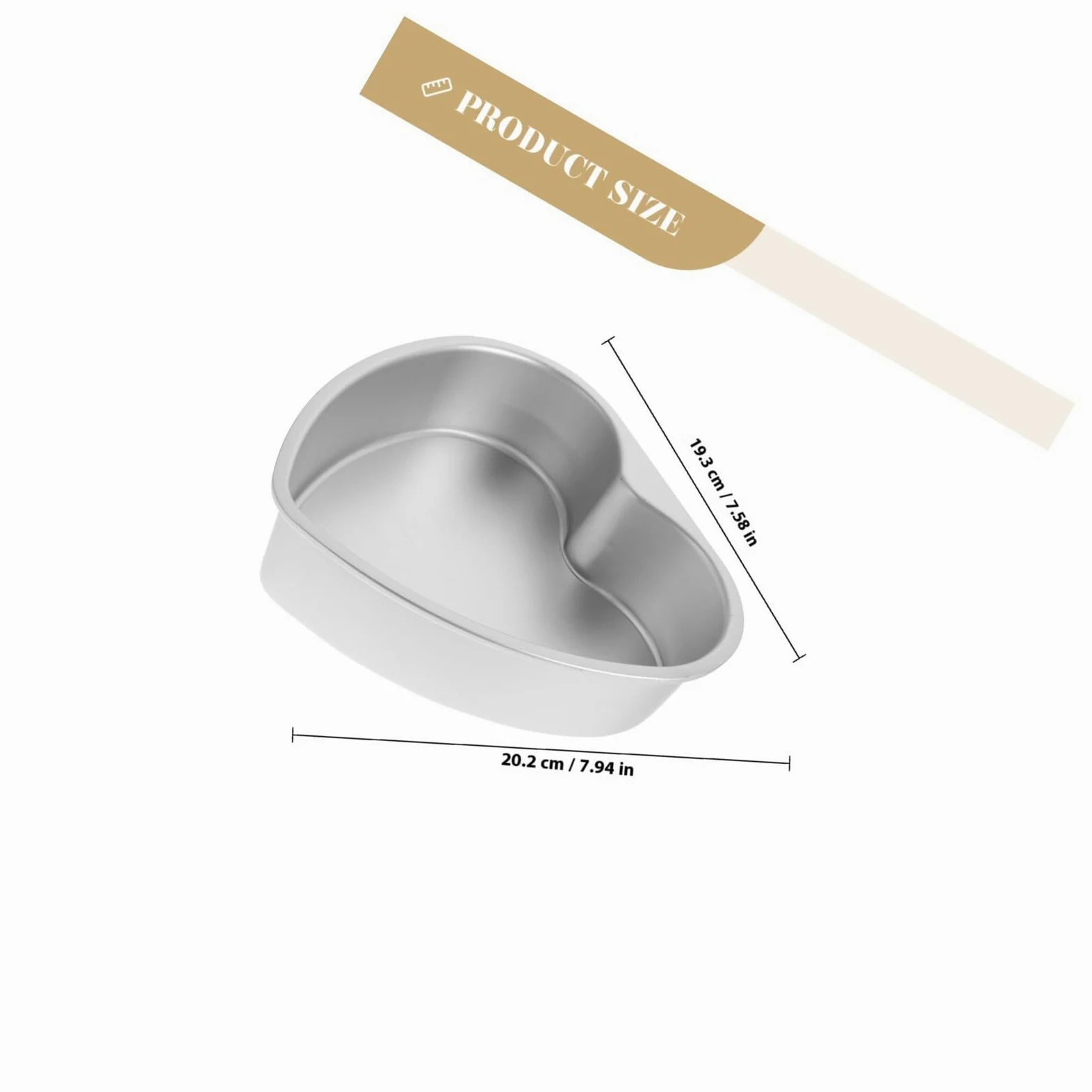 Molde Desmontable para Tartas Forma de Corazón de Molde Antiadherente para Repostería DIY para Bizcochos Mousse y Galletas Cocina Doméstica