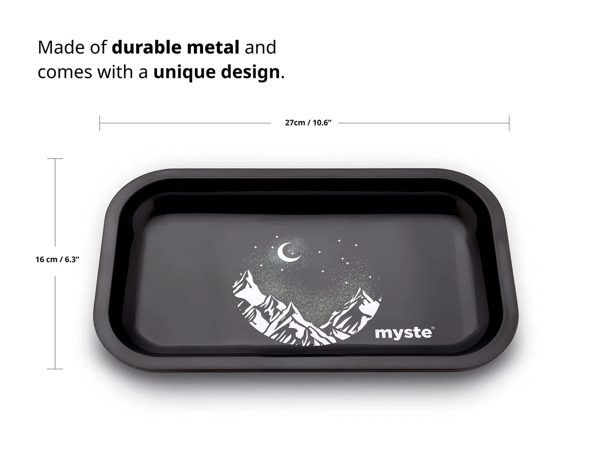 MYSTE Molinillo de hierbas grande de 63 mm con dientes más afilados mejorados, 4 piezas con raspador, tapa magnética, molinillo de especias premium, triturador, embalaje de regalo (MYSTE molinillo +