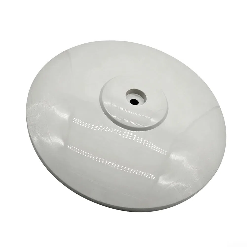 Accesorios para la base del ventilador de suelo, base redonda de plástico para ventilador de suelo, estable y ponderada, reemplazo para uso residencial y comercial (blanco)