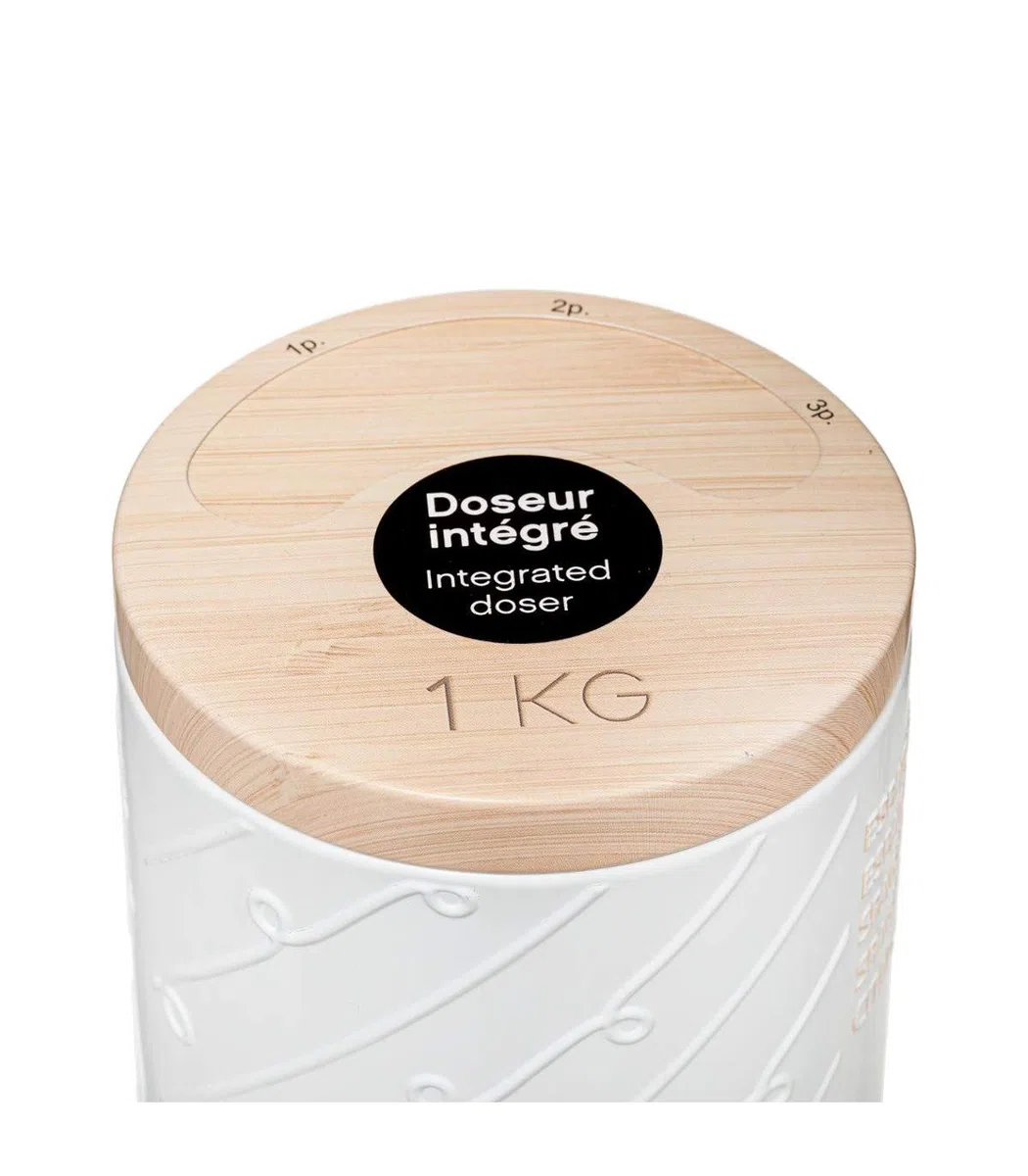 VITA PERFETTA 1 caja para patas, caja de espaguetis, recipiente de conservación para pasta y fideos (28 cm, blanco)