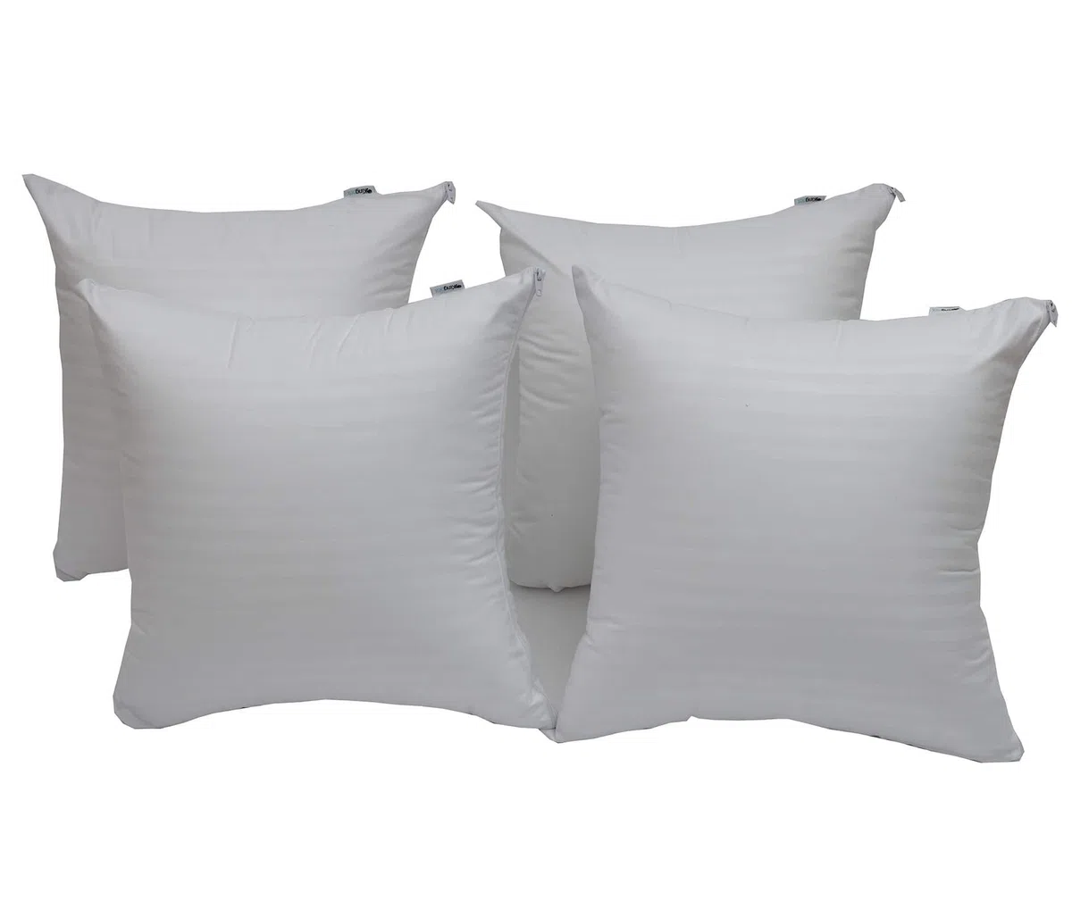 Paquete de 4 protectores de almohada a prueba de plumas de 20 x 20 pulgadas, funda impermeable para almohadas cuadradas de plumón de ganso de 20 x 20 pulgadas