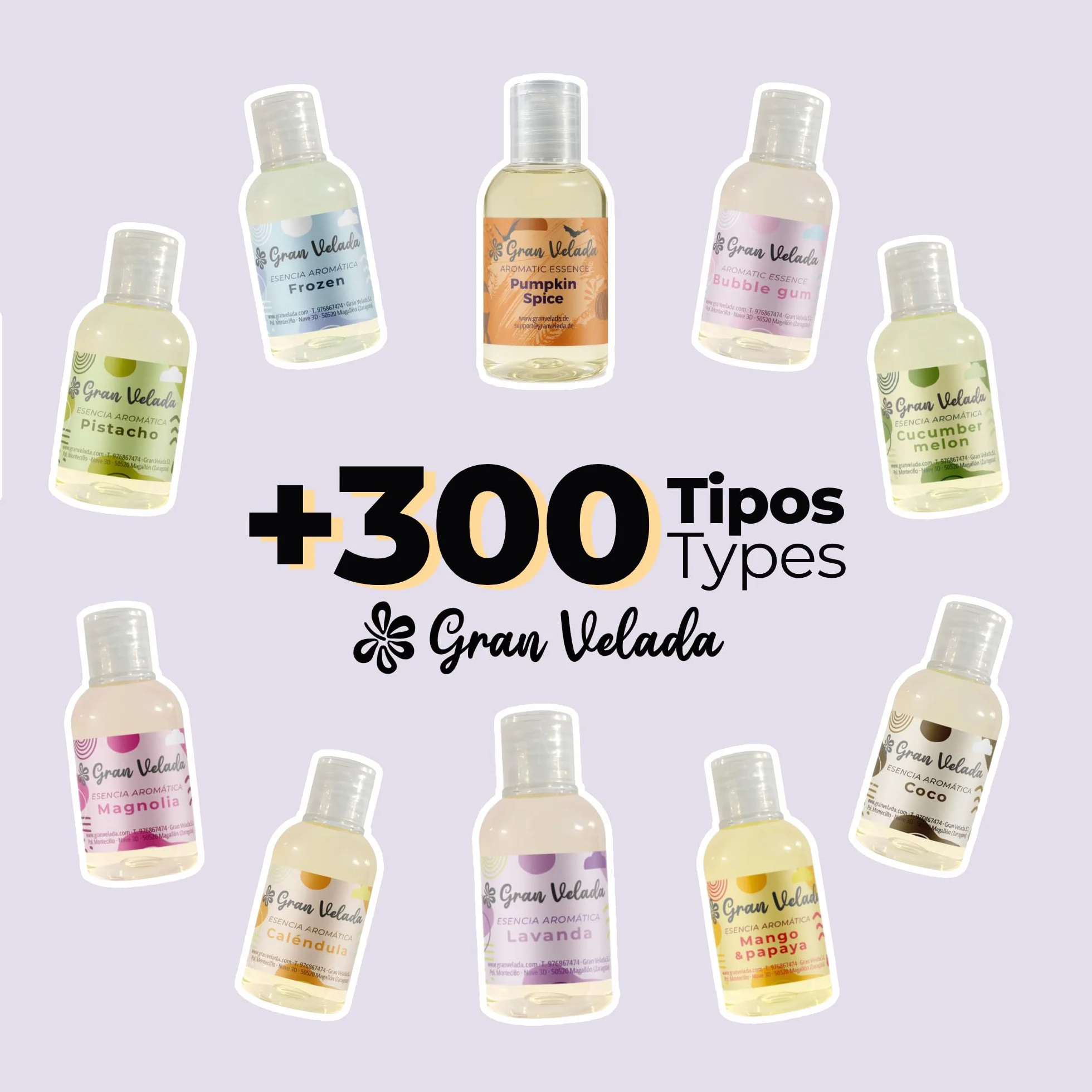 Gran Velada - Pack Ahorro Esencias Citricas 3 x 50 ml | Esencias Aromáticas para Mikados para Jabones Artesanales para Velas Perfumadas | Perfumar Creaciones Aroma Duradero