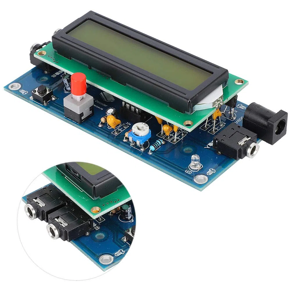 Decodificador Morse CW Decodificador Dc12V Ham Radio Telegraph CW Código Morse Decodificador Lector Traductor Intérprete