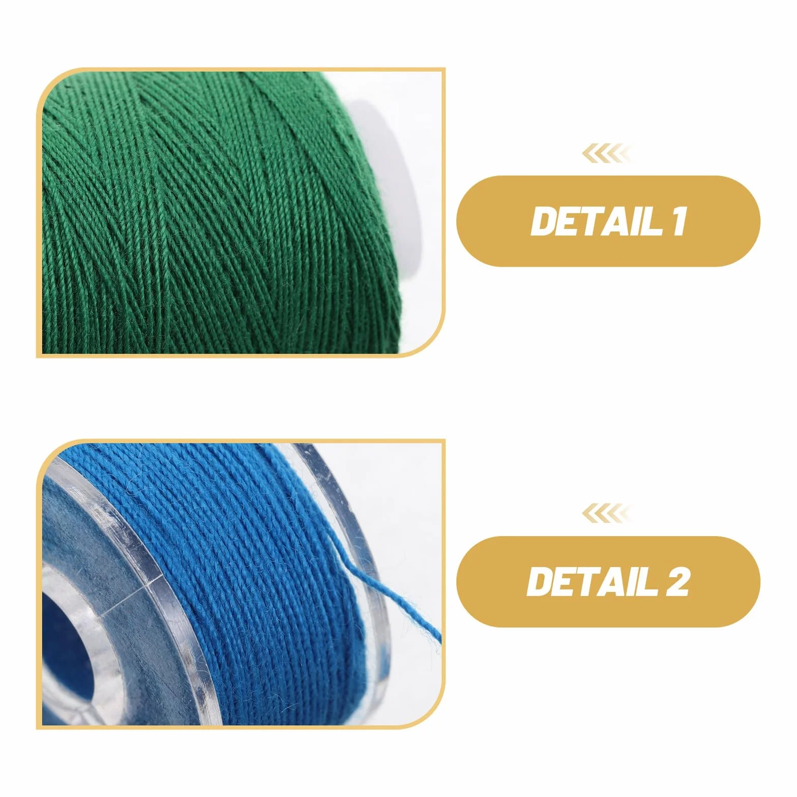 Juego de Bobinas de Hilo de Coser Poliéster 400 Yardas, 36 Colores Surtidos para Coser a Mano y Máquina, Kit de Hilos para Costura Artesanal y Bordado, Resistente y, Uso