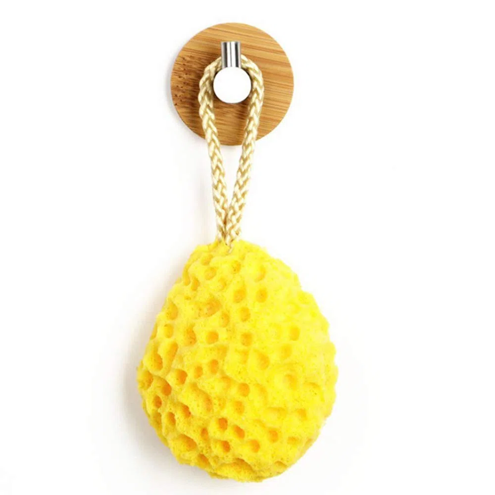Ganchos de bambú autoadhesivos, 4 piezas de acero inoxidable y bambú para toallas, ganchos de pared de bambú, ganchos de bambú para abrigos, baño, cocina, oficina, gancho para toallas