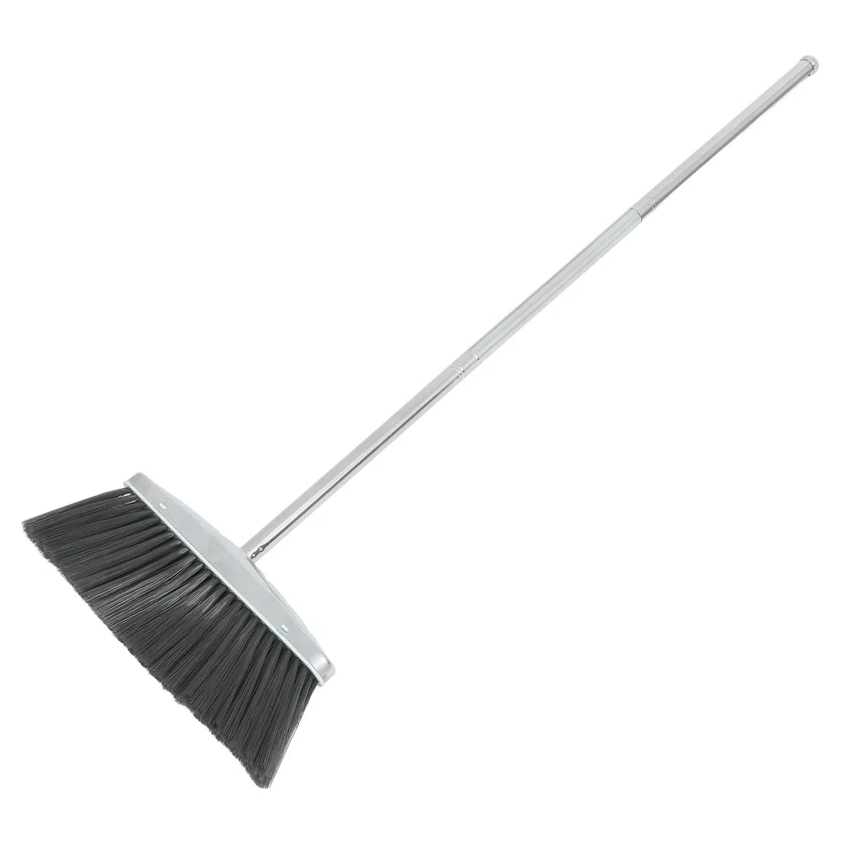 Escoba de Acero Inoxidable con Mango Ergonómico Cerdas Densas para Limpieza Interior y Exterior Escoba Grande de Uso Doméstico para Cocina Garaje y Patio Recogedor de Polvo
