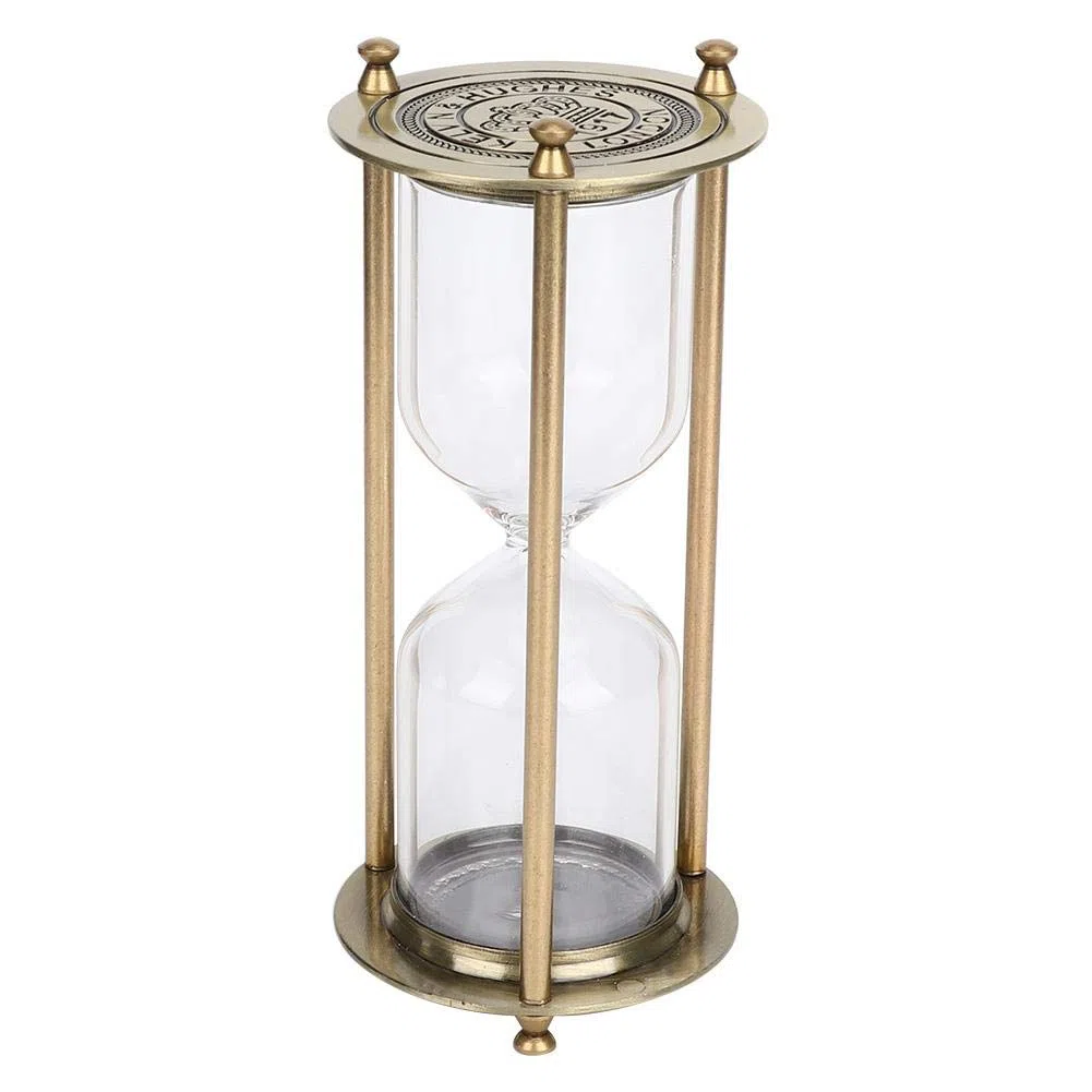 Reloj de vacio, Reloj de Retro con Textura de Metal Reloj de Reloj de Reloj de Marco de aleación(2#)