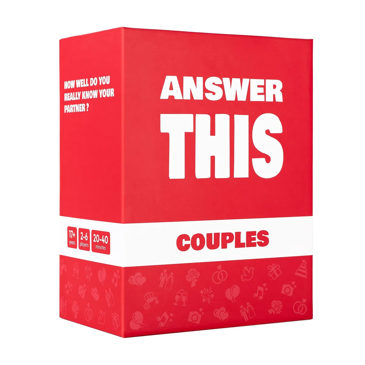 Answer This - Couples - ¿Cuánto Conoces a Tu Pareja? - Juego de Cartas de Relación y Conversación para Noche Romántica o Fiesta - Ideal para Aniversario y Regalo de San Valentín en Inglés