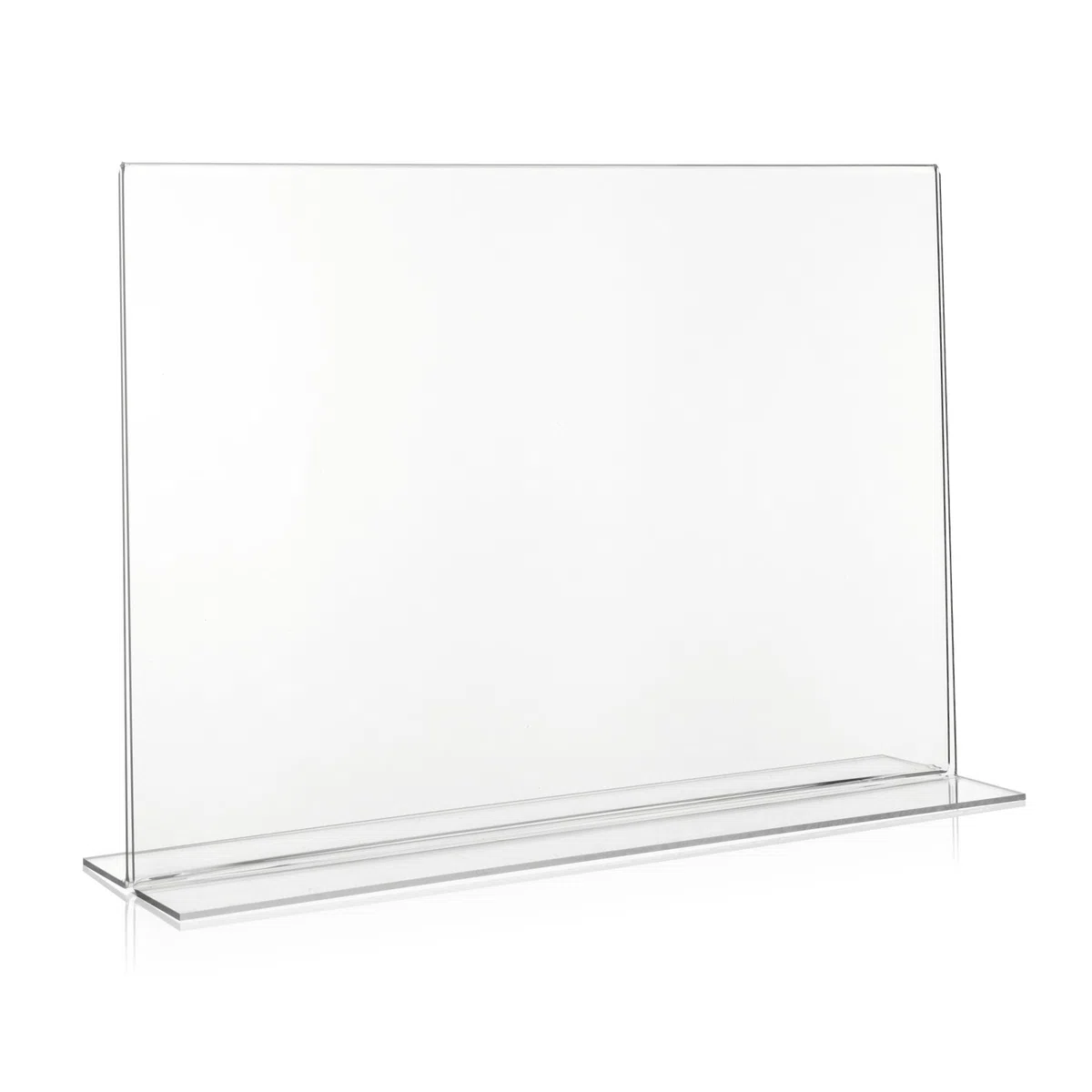 Atril publicitario DIN A3 en formato horizontal, de plexiglás