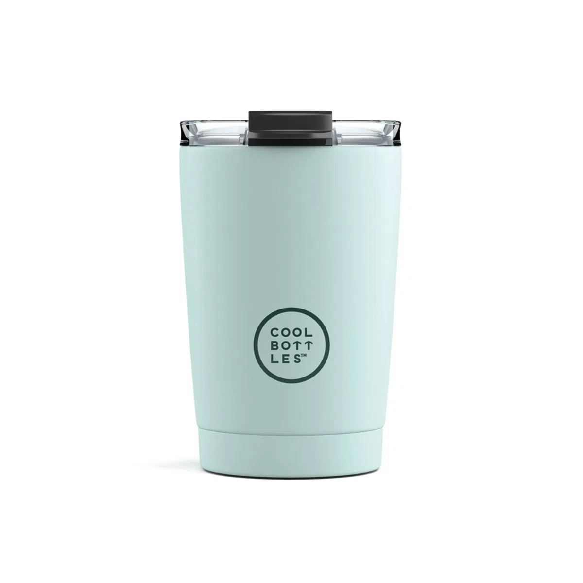 Cool Bottles - Vaso Térmico de Acero Inoxidable 330 ml - Pastel Sky - Tapa Hermética - Vaso para Café - Bebidas Frías 10 horas y Calientes 5 horas - Libre de BPA