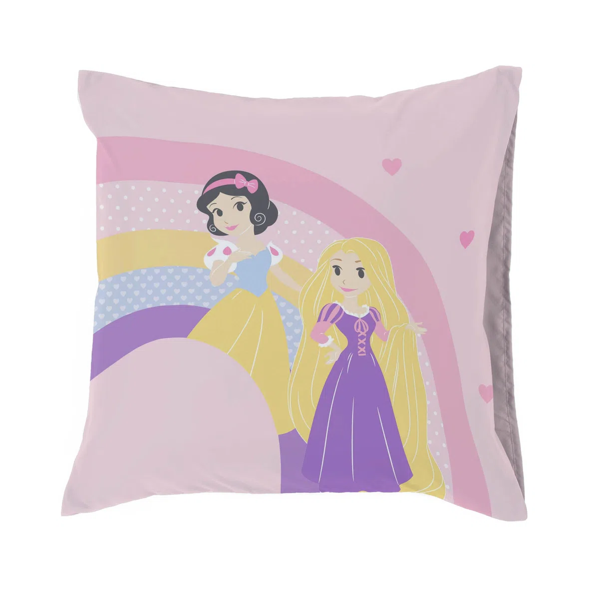 Jay Franco Disney Princesa Cut Paper - Juego de 2 fundas de almohada (100% algodón, 65 x 65 cm)