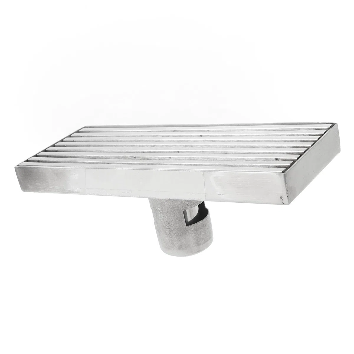 Desagüe de Ducha Lineal, desagüe de Ducha Lineal de Acero Inoxidable, desagüe de Suelo Rectangular para baño, balcón, 20 x 8 cm, colador de desagüe.
