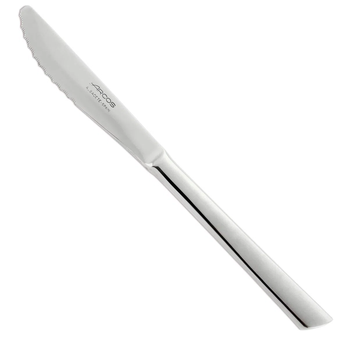 Arcos Serie Toscana Caja de 12 uds Cuchillo de Postre, Monoblock de una pieza en Acero Inoxidable 90 mm, Color Plata (12 uds)