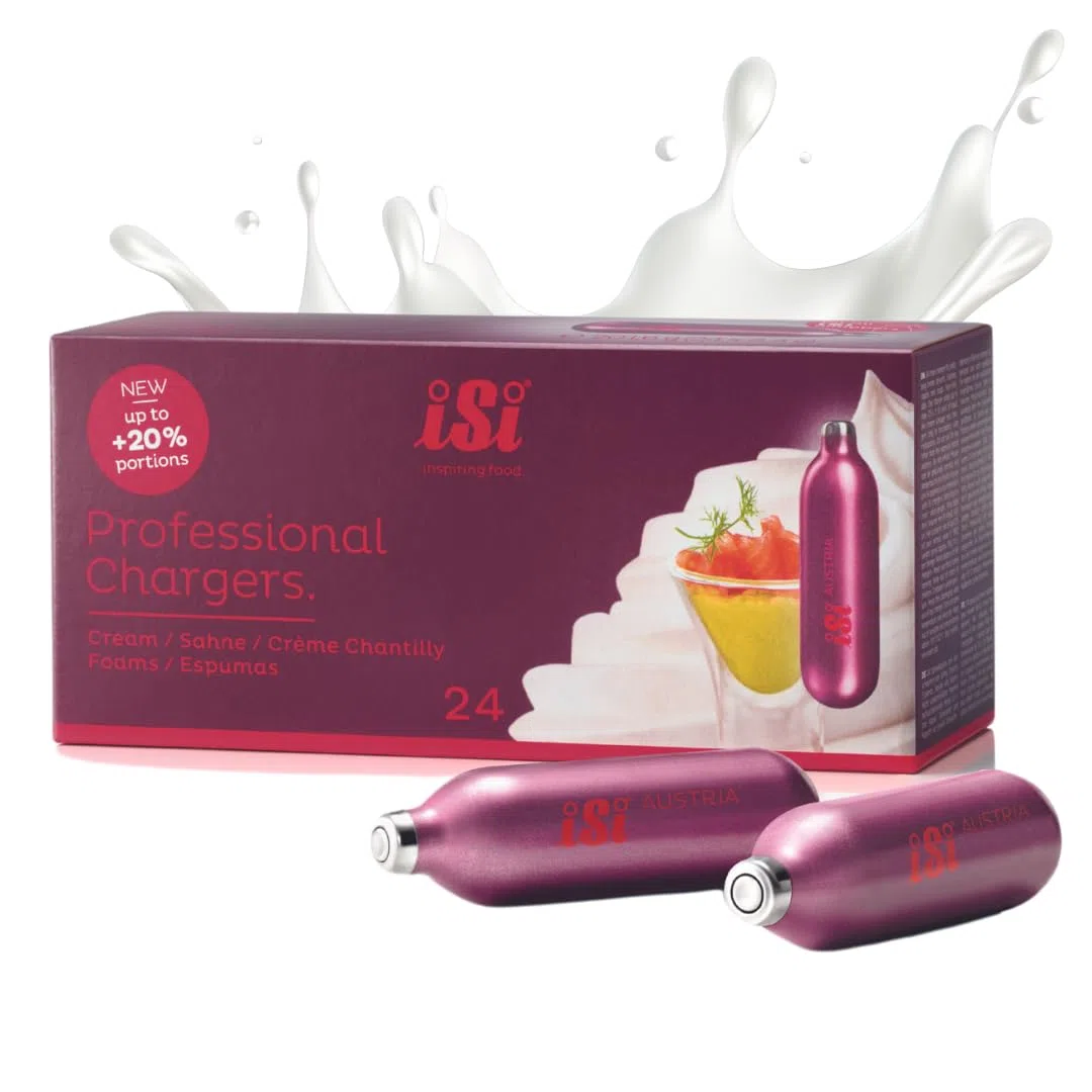iSi 0724 Professional Charger - Cápsulas para nata (acero)