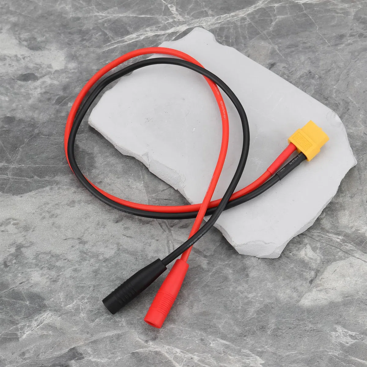 EMSea Adaptador de Cable de Carga de 2 Piezas XT60 Hembra A Conector Banana de 4 Mm 40 Cm 14 AWG para El Modelo