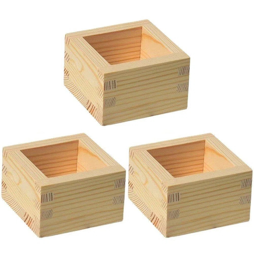 Taza De Madera De Sake, Caja De Madera, Juego De Vino, Tazas De Sake De Madera Hinoki, Suministros De Cultura De Sake Tradicional Japonés Masu