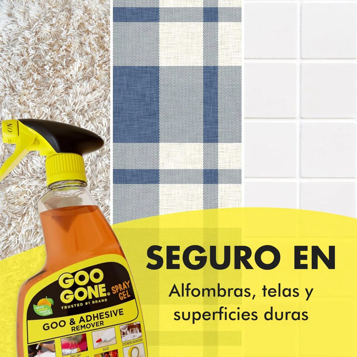 Goo Gone - Gel quitaadhesivos en aerosol - Pack de 2 y quitaadhesivos