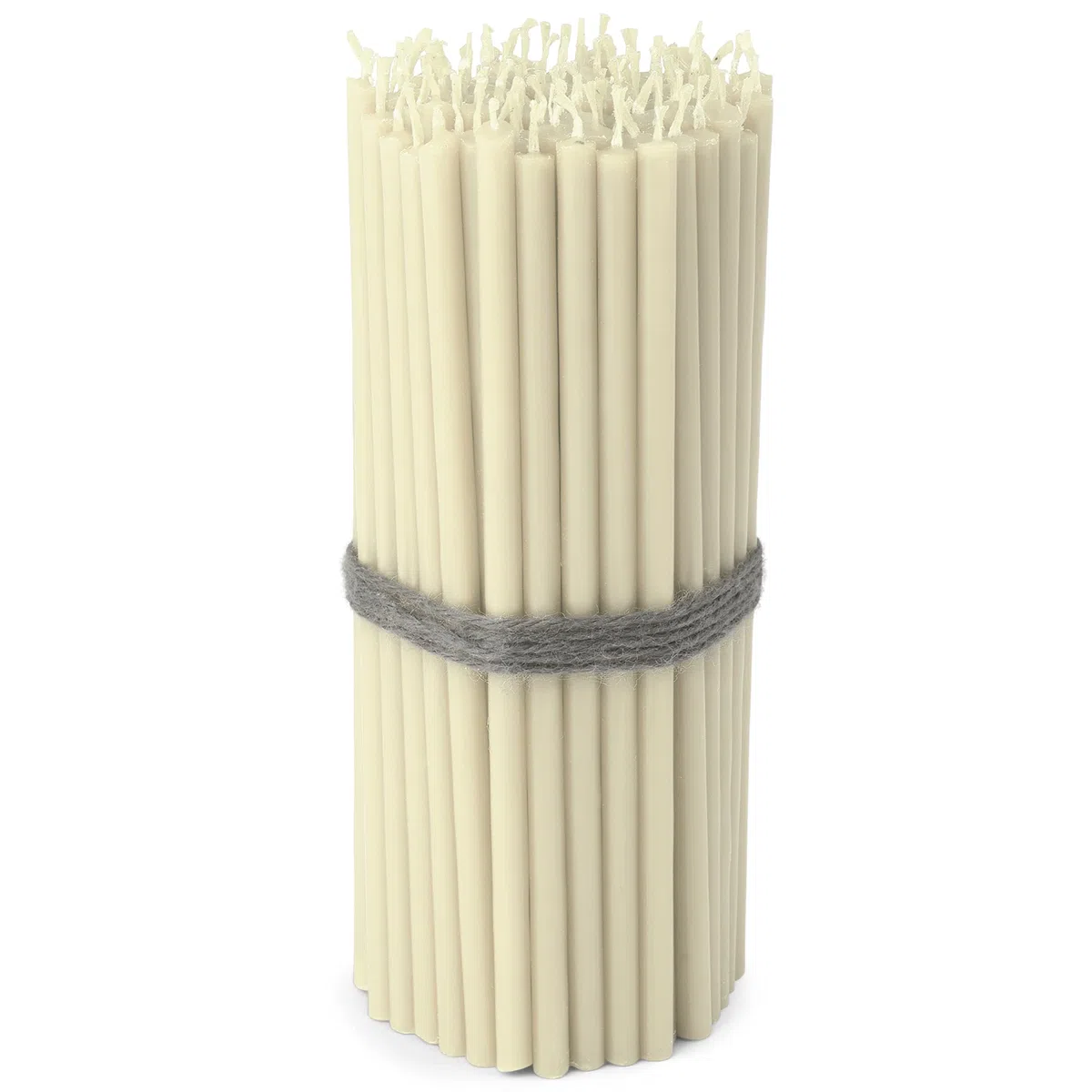 NKlaus - 100x velas de altar blancas sin hollín y sin goteo L 16cm cera de parafina premium 36117