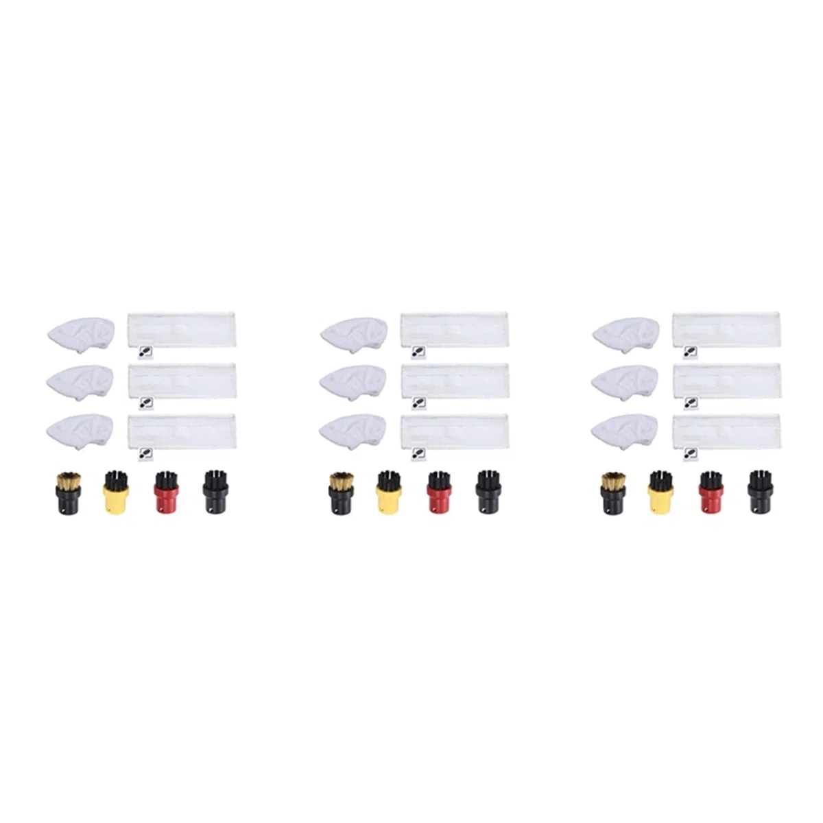 Paño de mopa a Vapor 9X, Compatible con Karcher Easyfix SC2 SC3 SC4 SC5, Limpiador a Vapor, Almohadillas for Ropa de Suelo de Microfibra, cepillos de Cobre