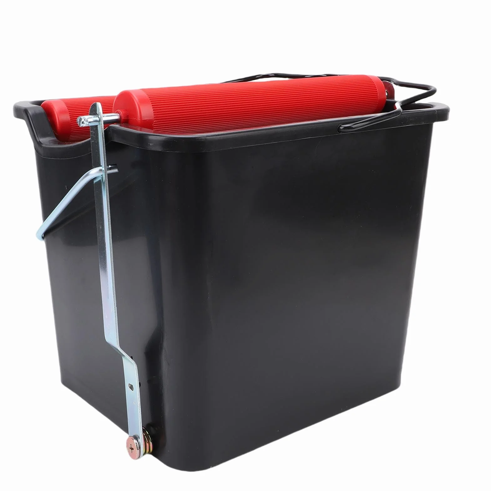 Keenso Cubo para Fregona con Pedal de 14 litros, Cubo para Limpieza de Suelo con Presión de Pie Que Ahorra Mano de Obra con ABS Resistente y Diseño de Metal, para Barcos, Yates,