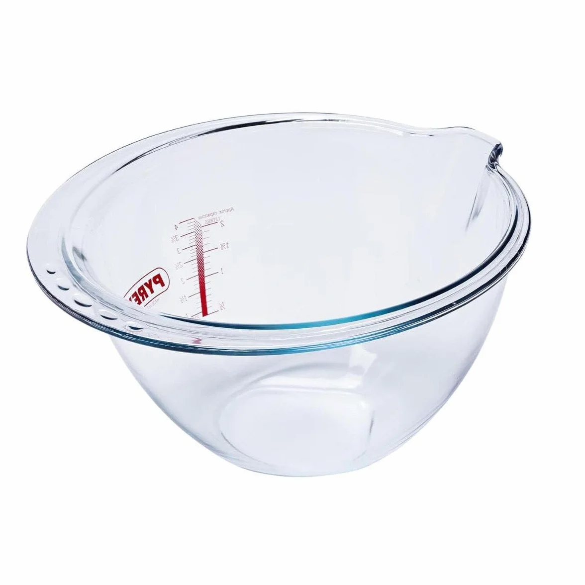 Pyrex 8021705 Jatte Expert Bowl Capacidad 4.2 L xa0 u2013 xa08021705, Vidrio, Transparente, 28 xa0cm