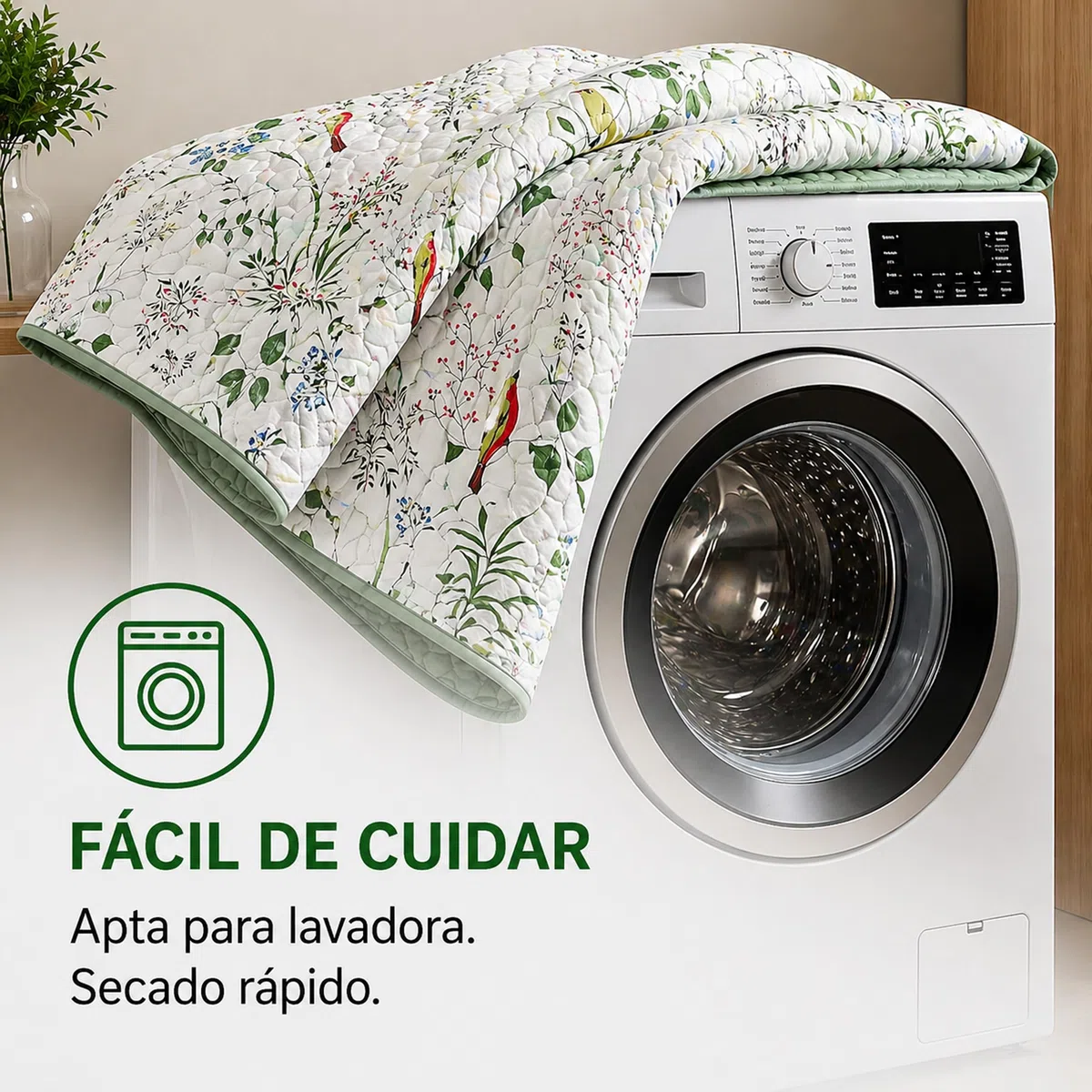 Colcha Bouti Reversible Estampada para Cama 90-105 de Dibujo Estampado Tamaño 240 x 260 cm - Edredón Ligero de Entretiempo, Cubrecama Decorativo Suave y Transpirable para Dormitorio