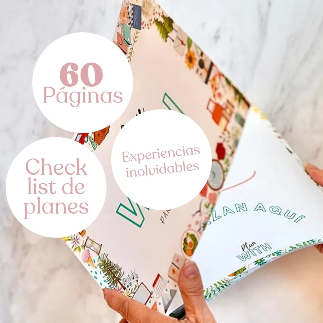 Plan With – Libro de Planes en Pareja con 50 Retos para Rascar | Juegos de Pareja Adultos | Regalo Aniversario Originales para Novios, Boda y San Valentín