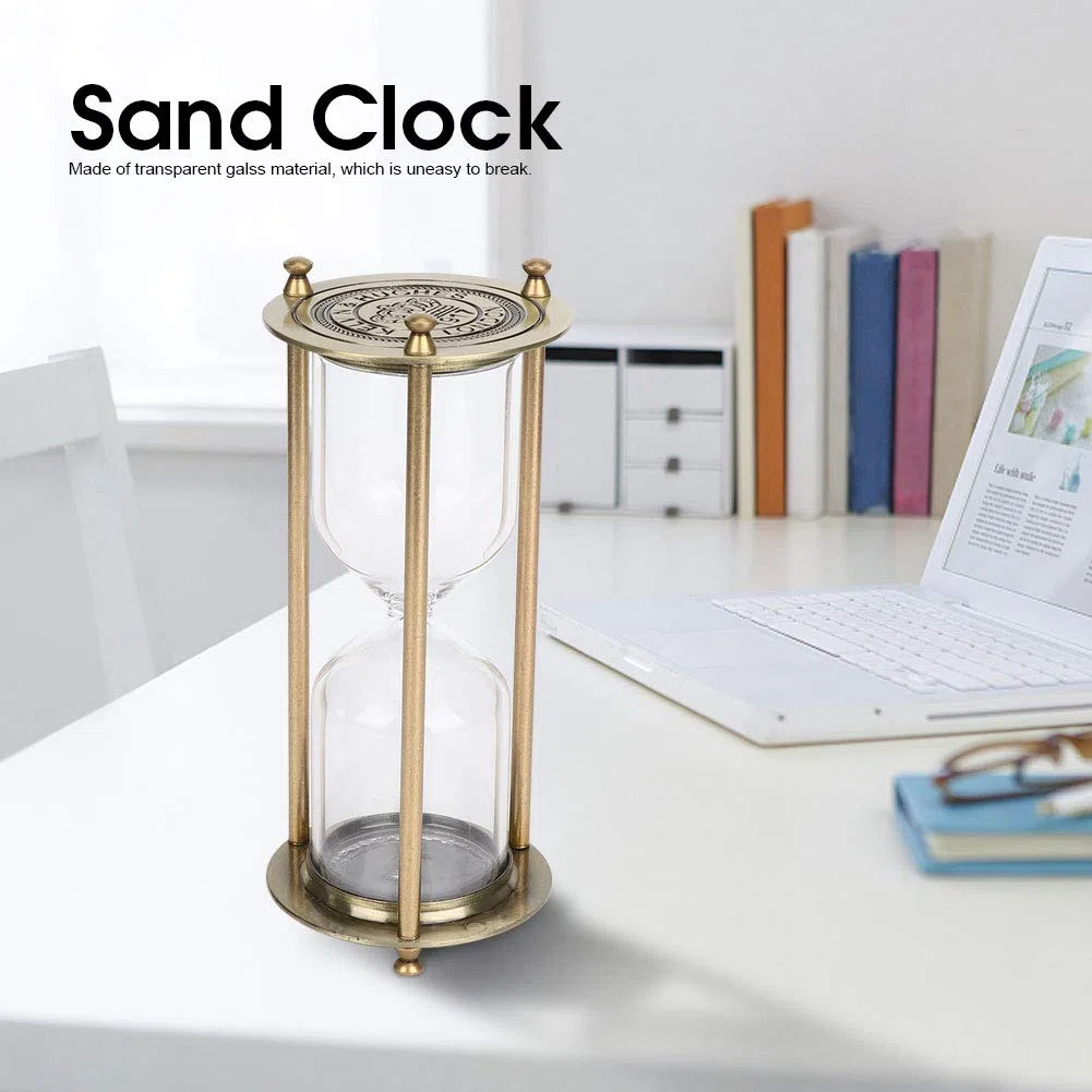Reloj de vacio, Reloj de Retro con Textura de Metal Reloj de Reloj de Reloj de Marco de aleación(2#)