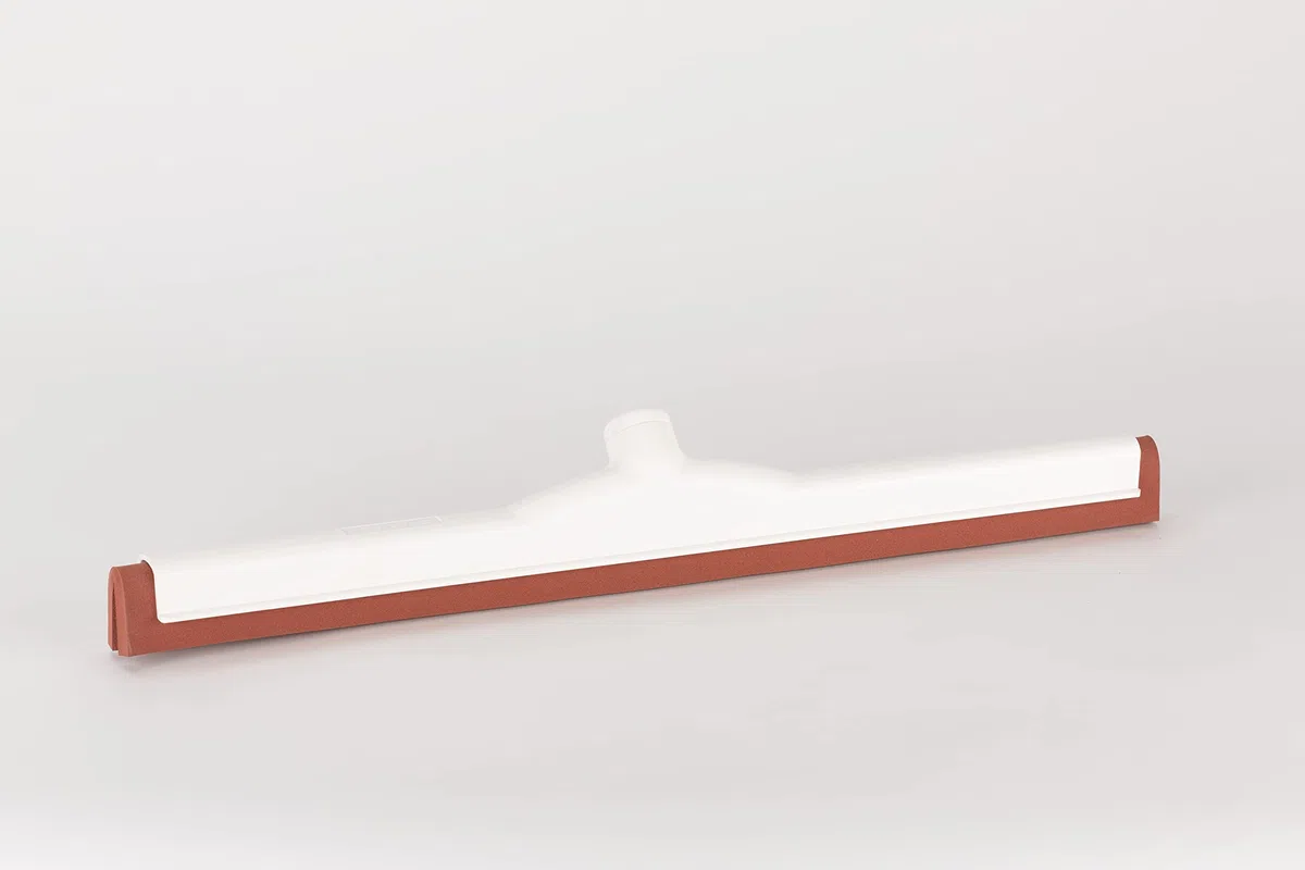 Carlisle 36692200 Flo-Pac suave doble espuma rasqueta de goma para suelo con marco de plástico, 22 cm ancho, rojo (caja de 10)