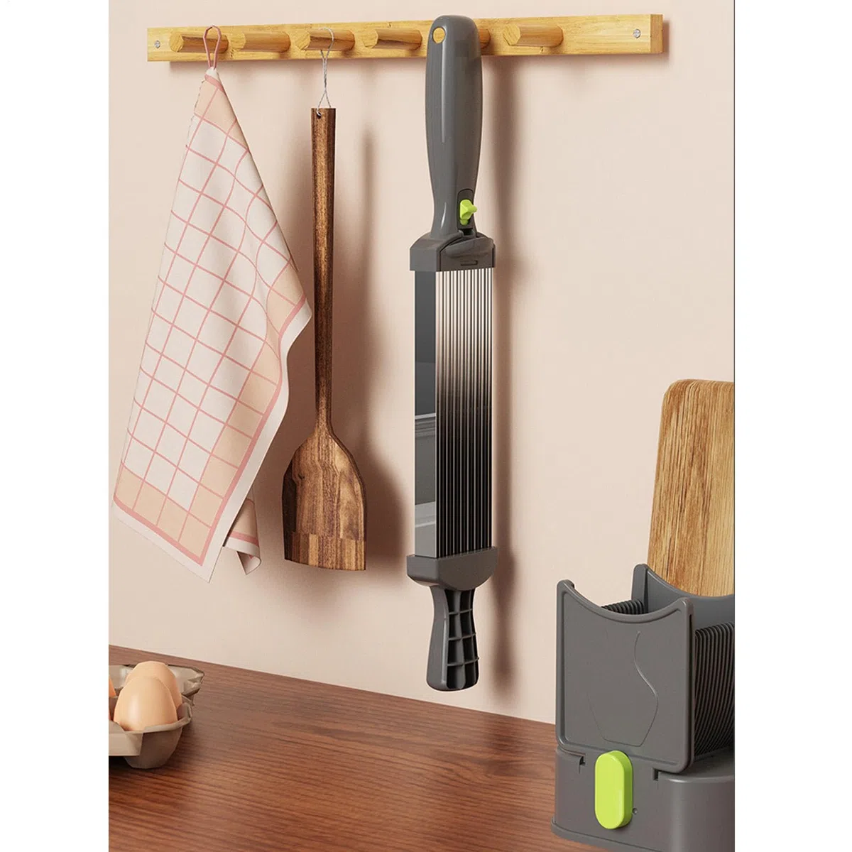 Cortadora Manual De Carne Para El Hogar, Cuchilla De Acero Inoxidable, Grosor Ajustable, Multifunción Para Cortar Carne En Rodajas, Carne Desmenuzada, Carne En Cubitos