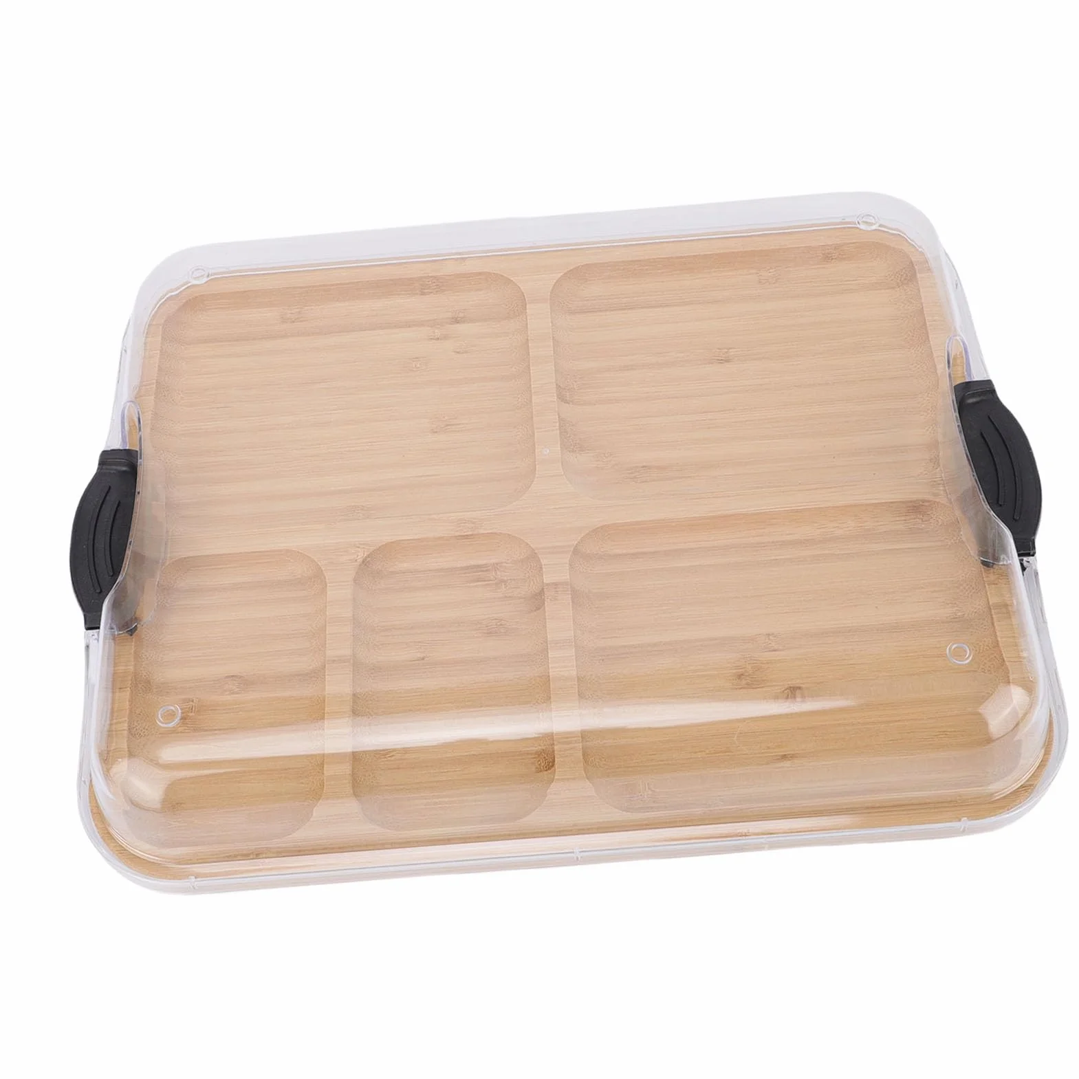 Zunate Tabla de Embutidos de Madera, Elegante Bandeja para Servir con Tapa para Amantes del Queso, 11x14 Pulgadas