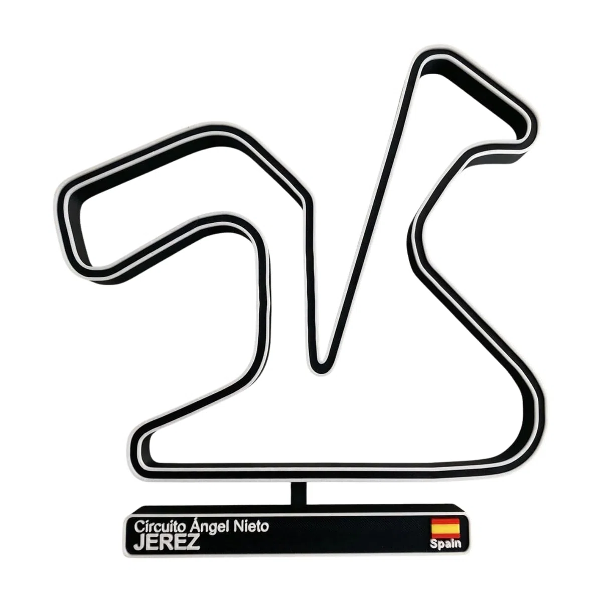 Circuito de Jerez, Maqueta de Circuito de Carreras 3D, Decoración de Automóviles