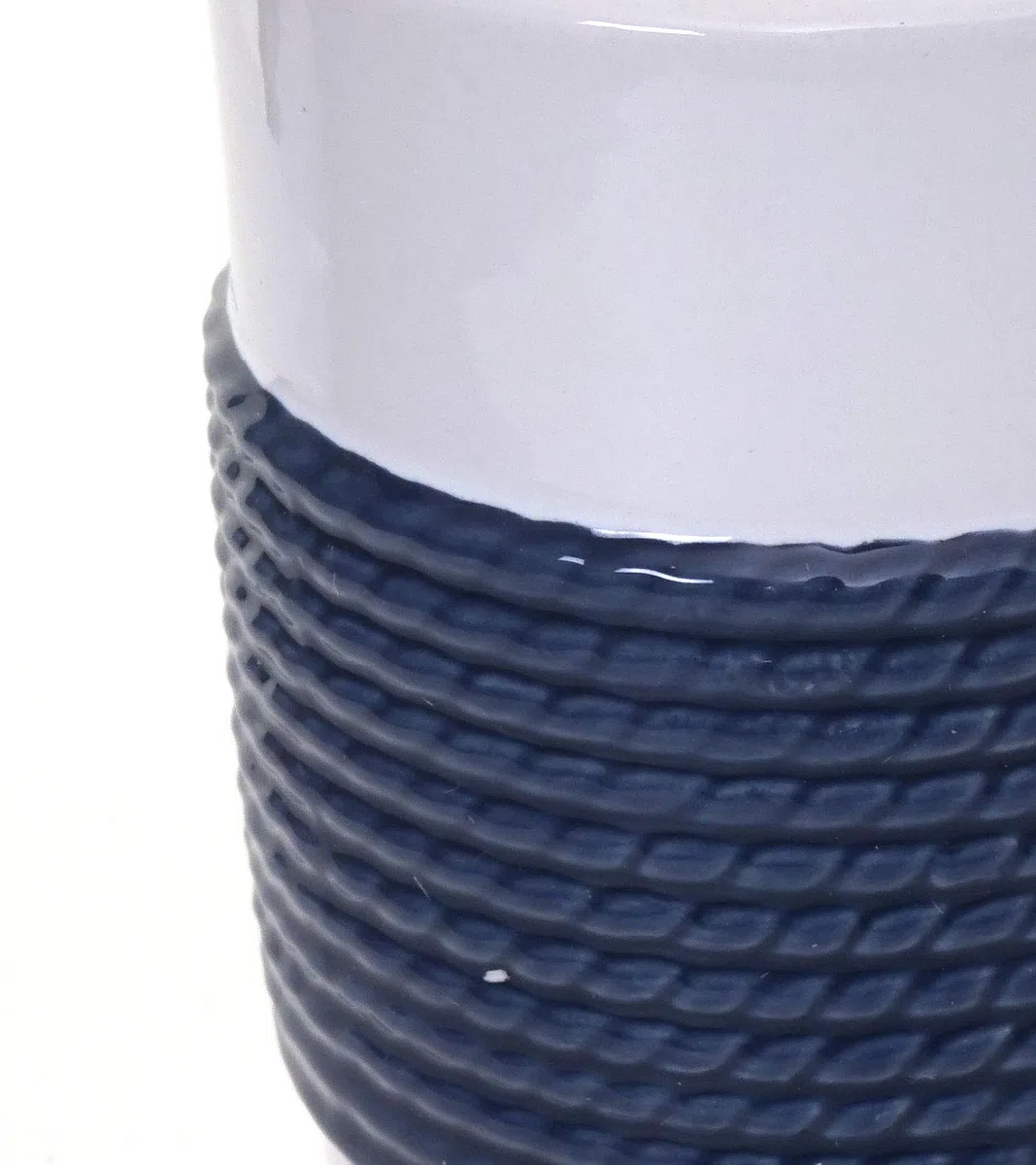 Set de accesorios de baño HWC-C73 cerámica blanco azul