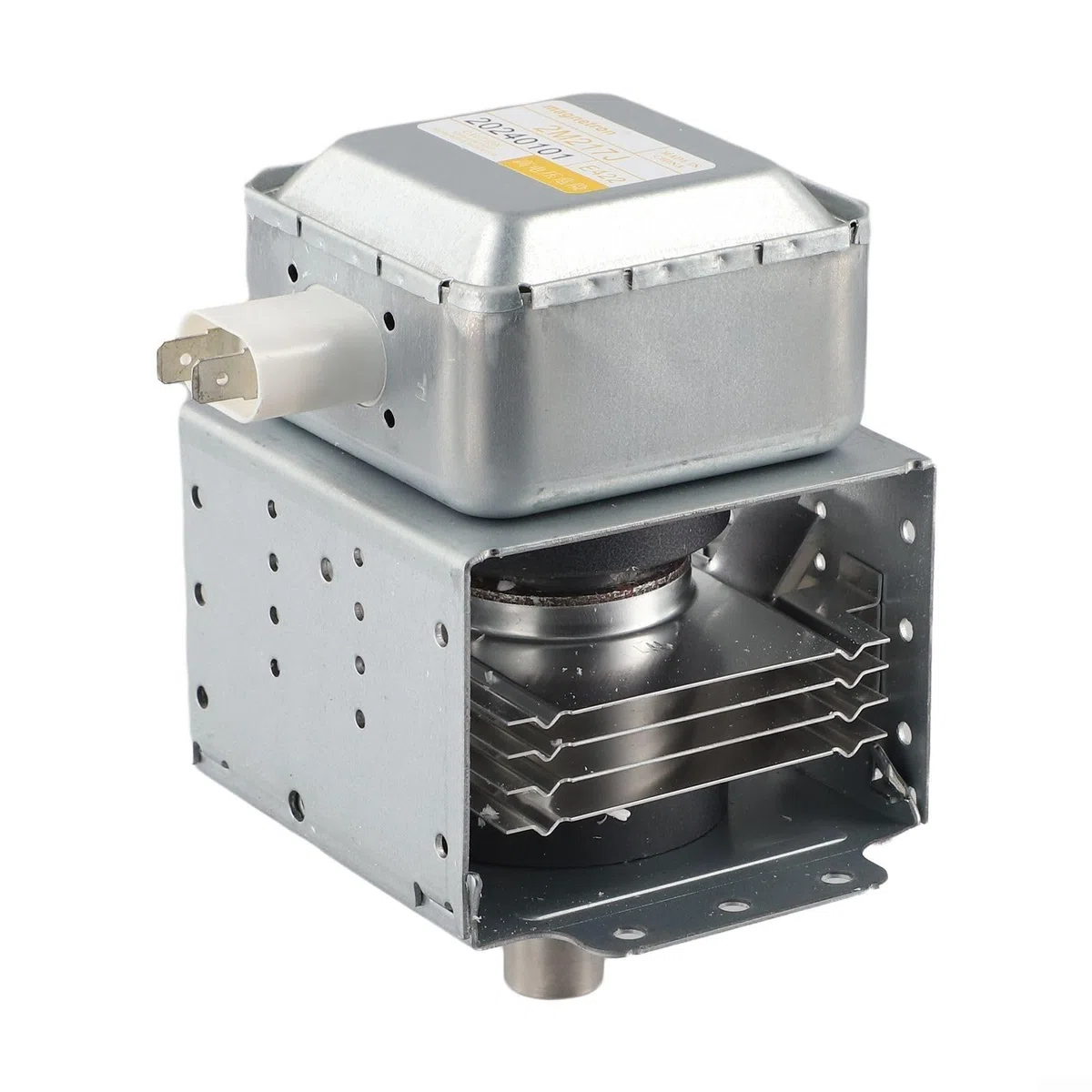 Magnetrón de horno microondas 2M217J para modelo Midea, pieza de repuesto que funciona a 2456 MHz con salida de potencia de 580 W compatible con potencia de microondas de 500 700 W