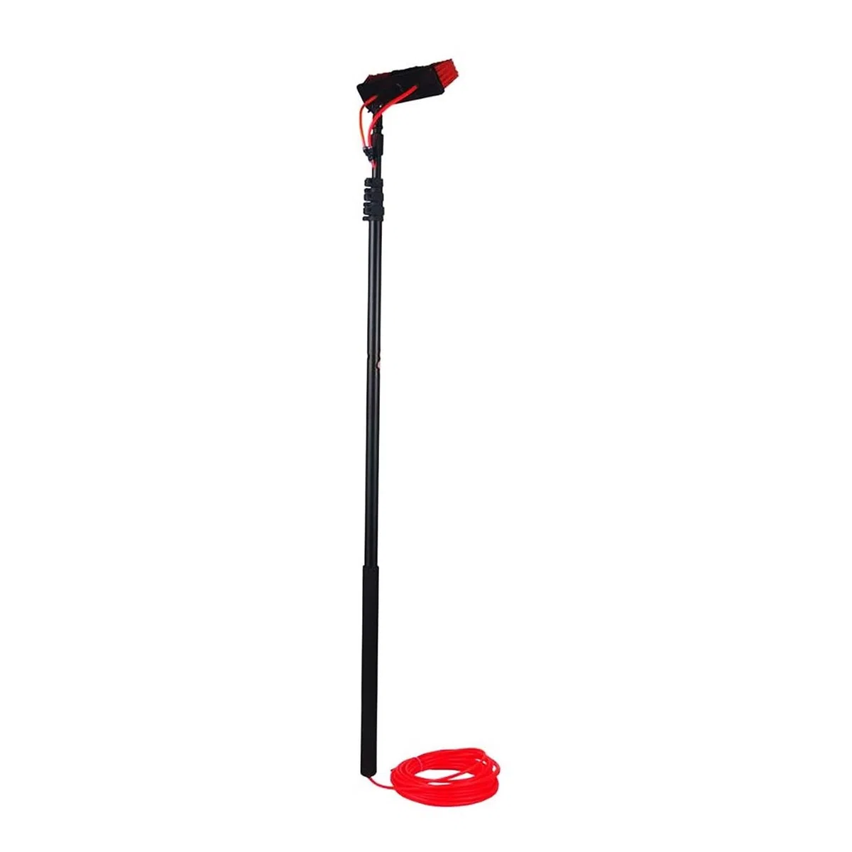 Exble - Kit de cepillo de limpieza de paredes y azulejos para piscinas: herramientas de limpieza al aire libre para techos, suelos y paneles solares, perfecto para mantenimiento y brillo