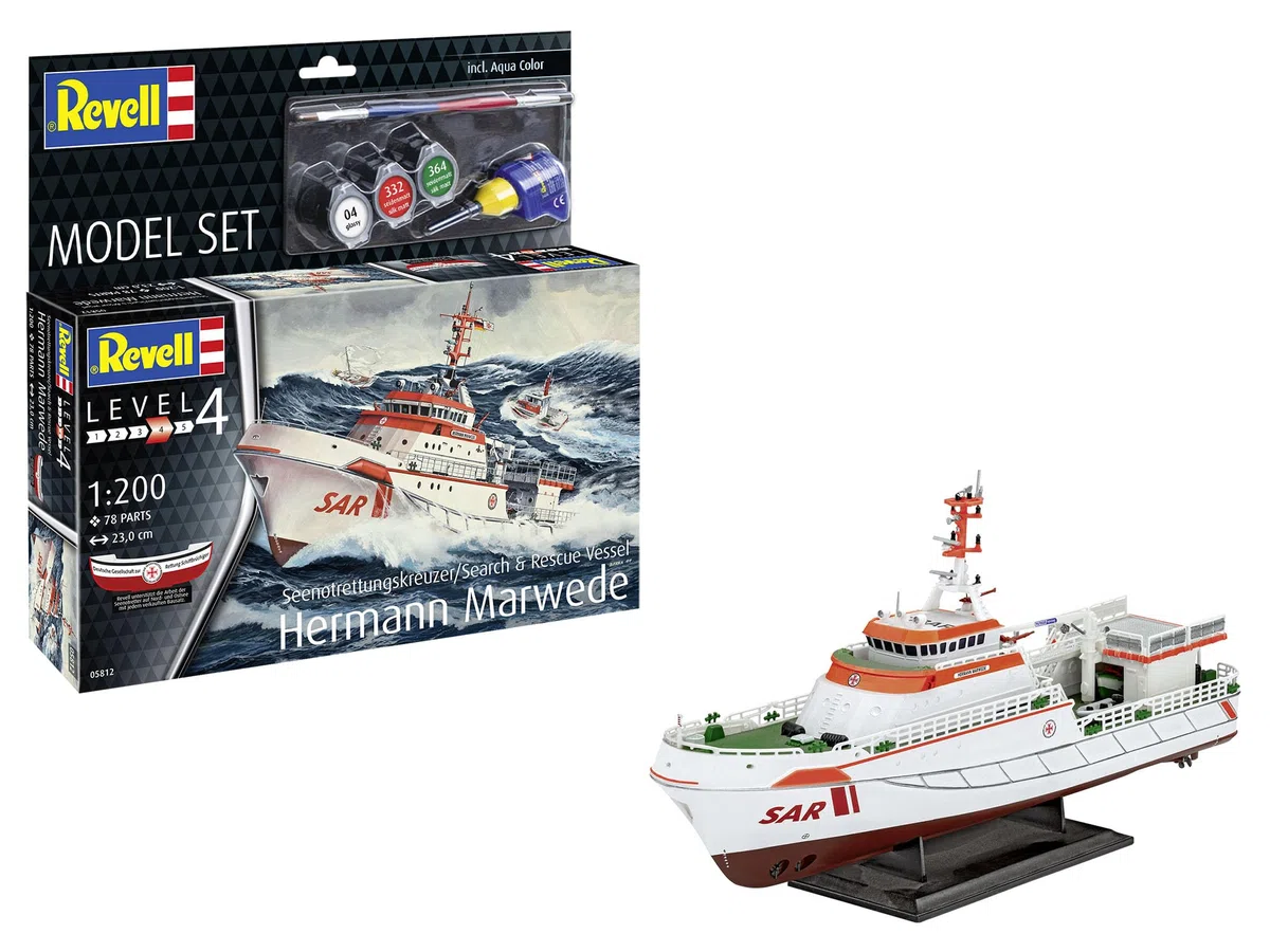 Revell Conjunto de maquetas de cruceros de Rescate Hermann Marwede