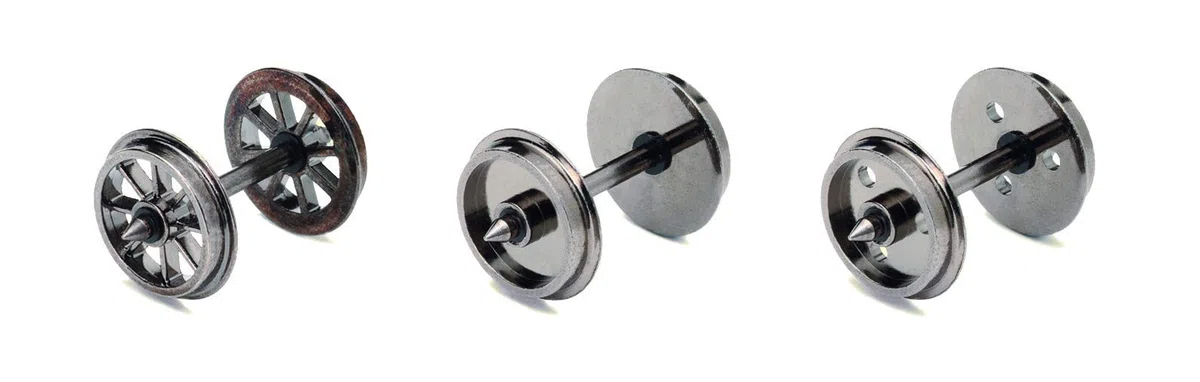 Hornby, Ruedas de disco de 12,6 mm (paquete de 10)