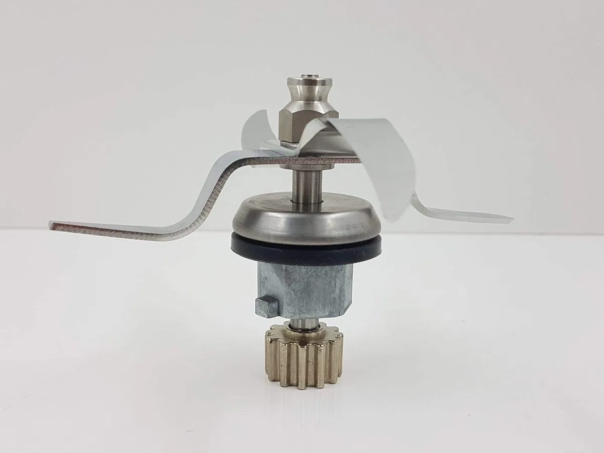 FLAVOR PLUS Cuchillas de Acero compatibles con Robot de Cocina Monsieur Cuisine Plus. Engranaje Inferior de 12 Dientes (Antes de Comprar Compruebe si el piñón Inferior es el Adecuado a su máquina)