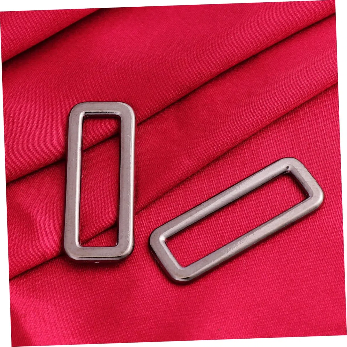 Tofficu 90piezas Hebillas De Metal Cuadradas Para Accesorios De Bolsas Reemplazo De Botones Para y Tienda