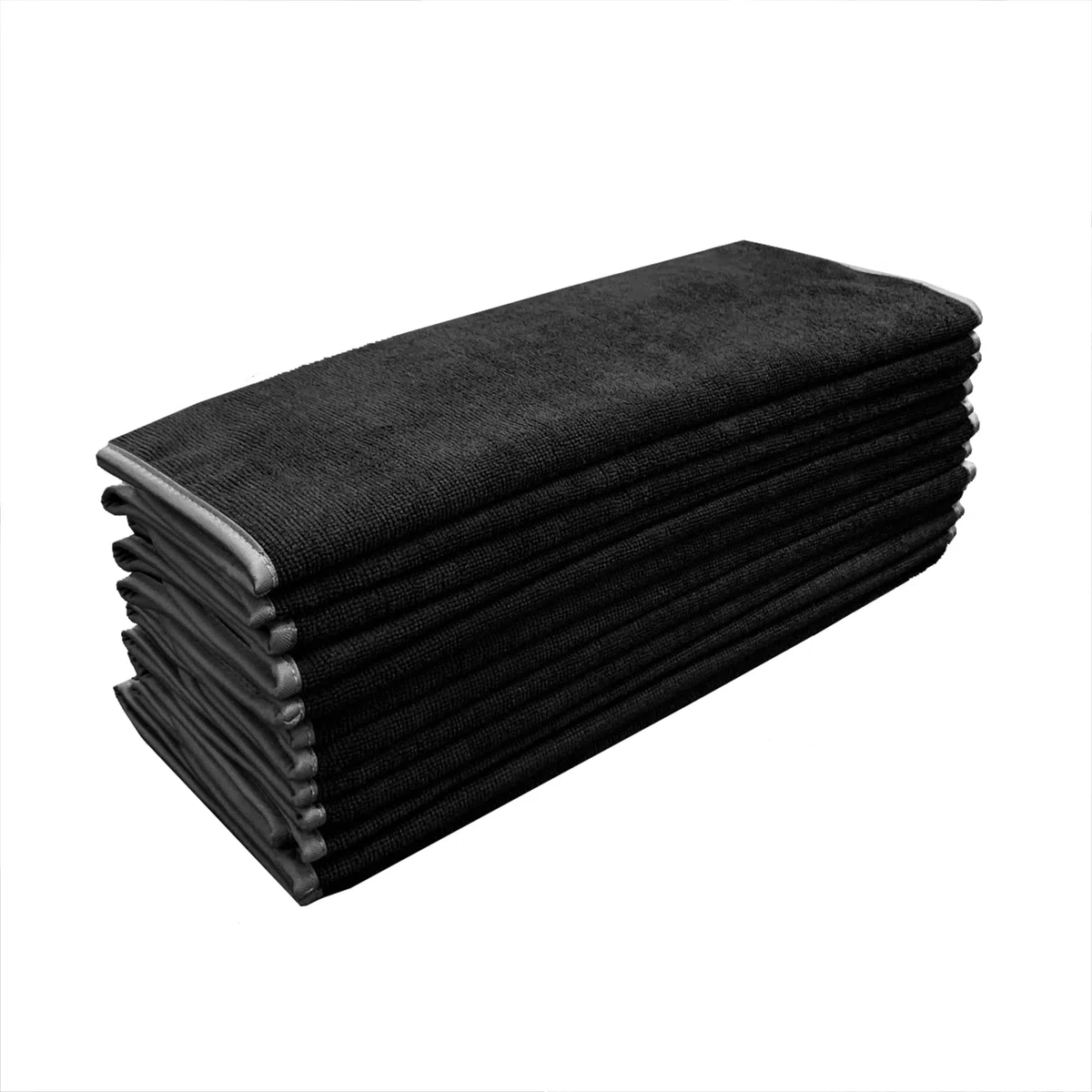Detailer's Preference Toallas de microfibra multiusos sin bordes y sin arañazos, superabsorbentes profesionales, de 40 x 61 cm, 320 g/m², paquete de 12