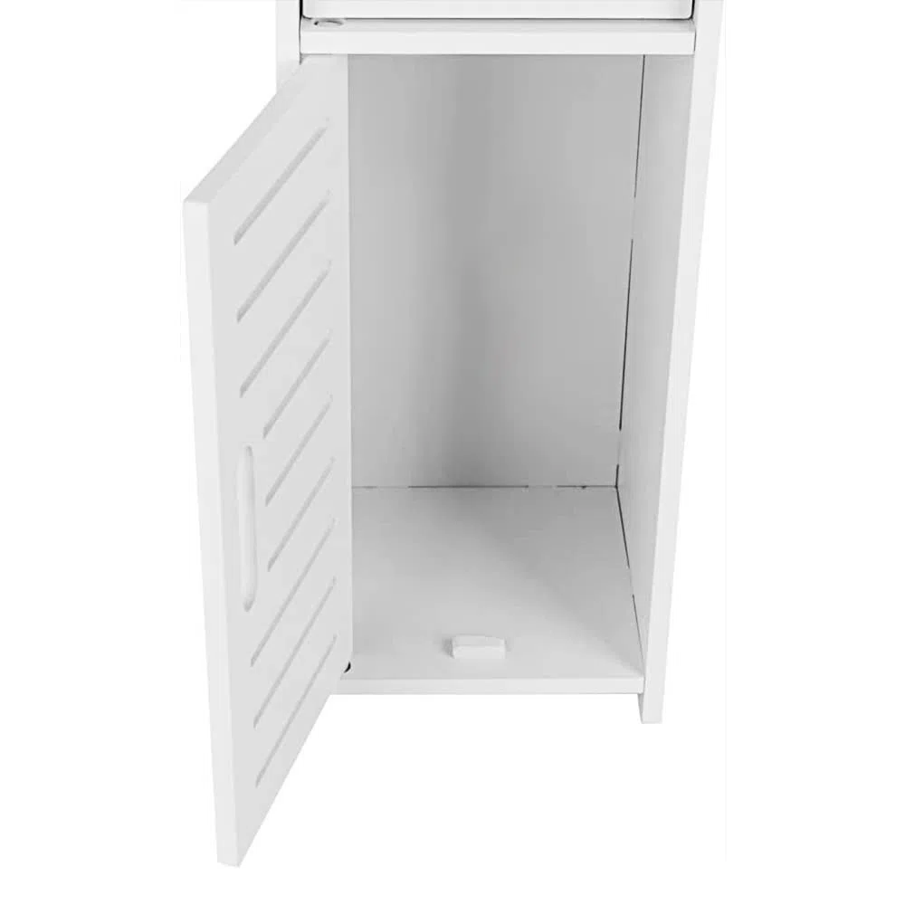 Mueble de baño, mueble para inodoro, mueble para inodoro, almacenamiento para baño, cajón, compartimento, ahorro de espacio, espacios pequeños (C,20 x 20 x 80 cm blanco), YUSHI1027