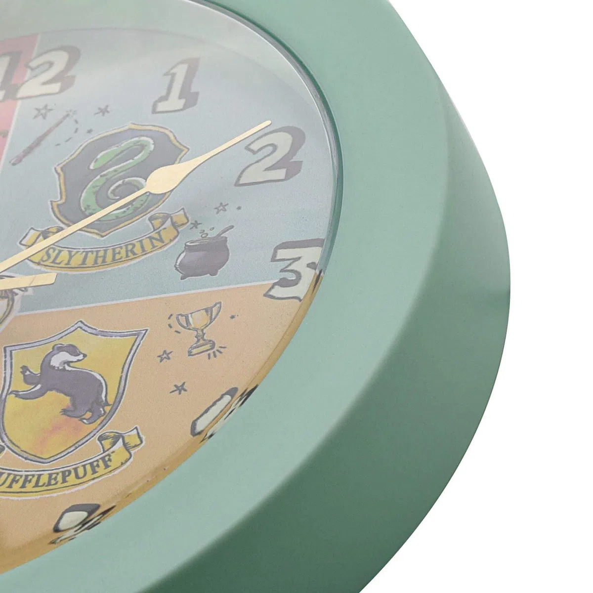 Reloj de Pared con Escudo de Hogwarts de Harry Potter, 23 cm.