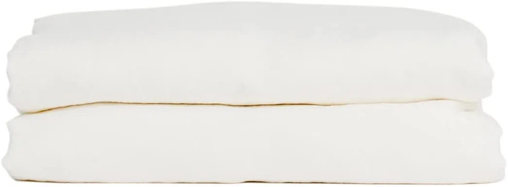 My Linen Home Sábana Plana de Lino Natural 100% Lavada a la Piedra Blanco, 245x280cm I Hipoalergénica, termorreguladora y Transpirable I Suave y Delicada Incluso para Pieles sensibles