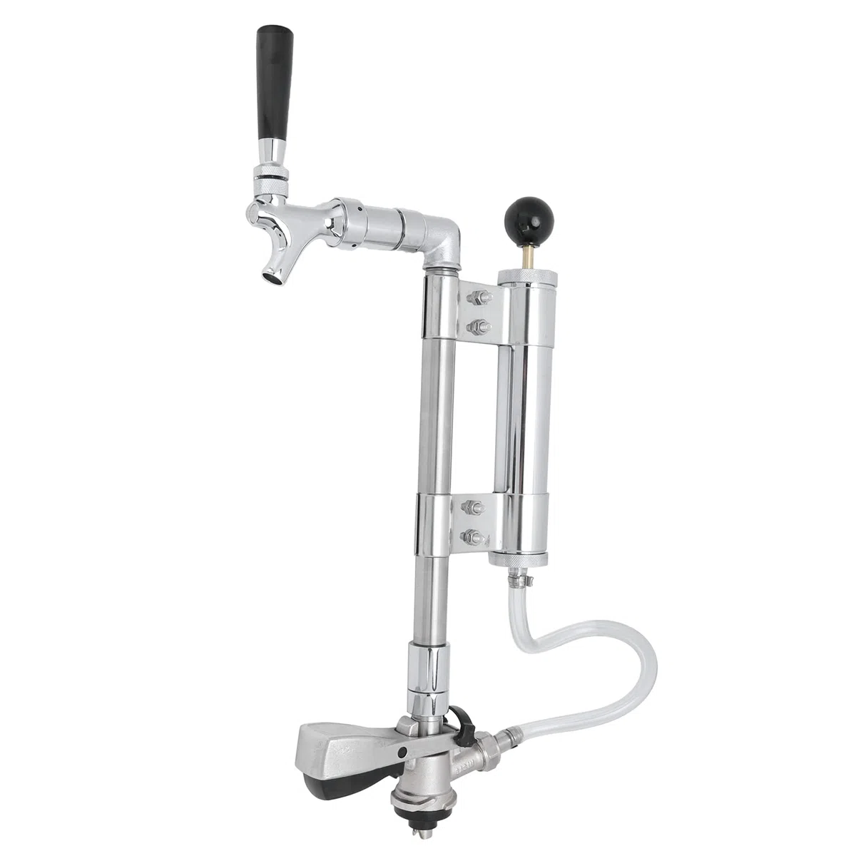 Fdit Kit de Bomba para Barril de Cerveza, Grifo Dispensador para Barra y Configuración de Elaboración de Cerveza Casera | Juego completo de acopladores tipo S, carrera de 8 pulgadas, presurización Simple, construcción robusta, desmontaje rápido,